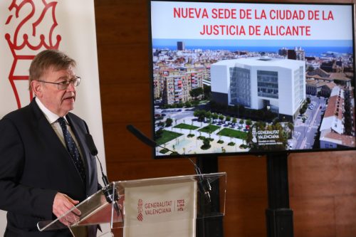 Ximo Puig anuncia inversión de 86 millones de euros nueva Ciudad de la Justicia de Alicante