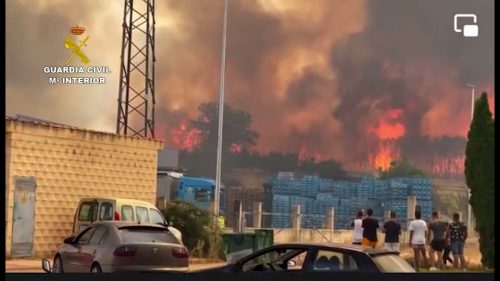 Detenida la presunta autora de los cinco incendios forestales en la comarca de Verín