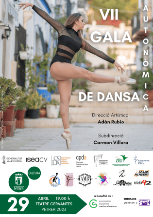 La VII Gala Autonómica de Danza se celebra este sábado en el Teatro Cervantes bajo la dirección de Adán Rubio