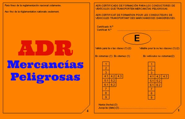 Formación ADR: cursos para el carnet