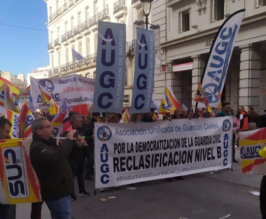 La Asociación Unificada de Guardias Civiles (AUGC) no asistirá a los actos institucionales organizados en la Comandancia de Alicante, con motivo del 179º Aniversario de la Fundación del Cuerpo de la Guardia Civil.