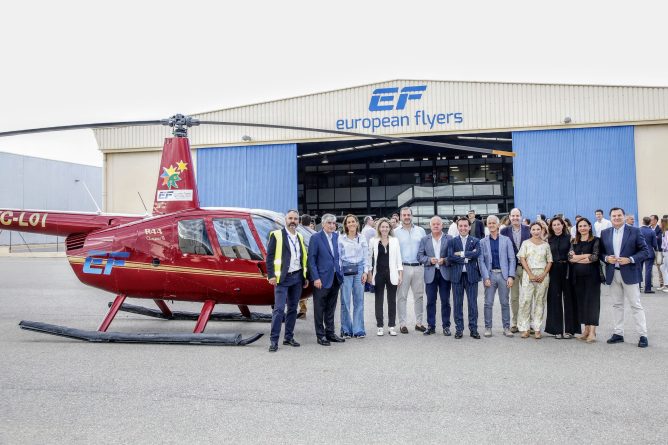 Un vuelo por la bahía de Alicante con European Flyers protagoniza la bienvenida de OPENDIR