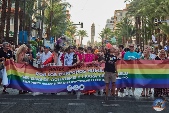 Las entidades LGTBI alicantinas, convocan la gran manifestación del ORGULL ALICANTE, este sábado, 15 de julio, a las 19 h., desde Plaza de España