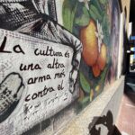 PETRER: Atacan el mural en homenaje al poeta Poco Mollá picando la pared para eliminar la palabra fascismo
