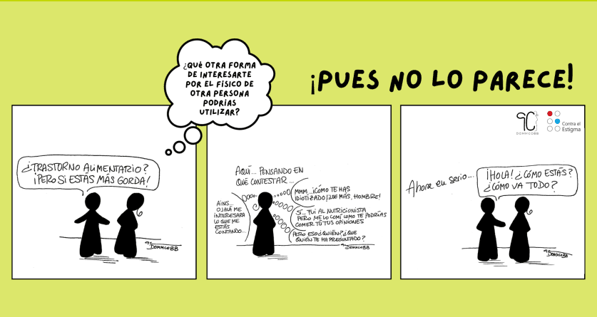 Hablamos de estigma en el Día Internacional de la lucha contra los Trastornos de la Conducta Alimentaria