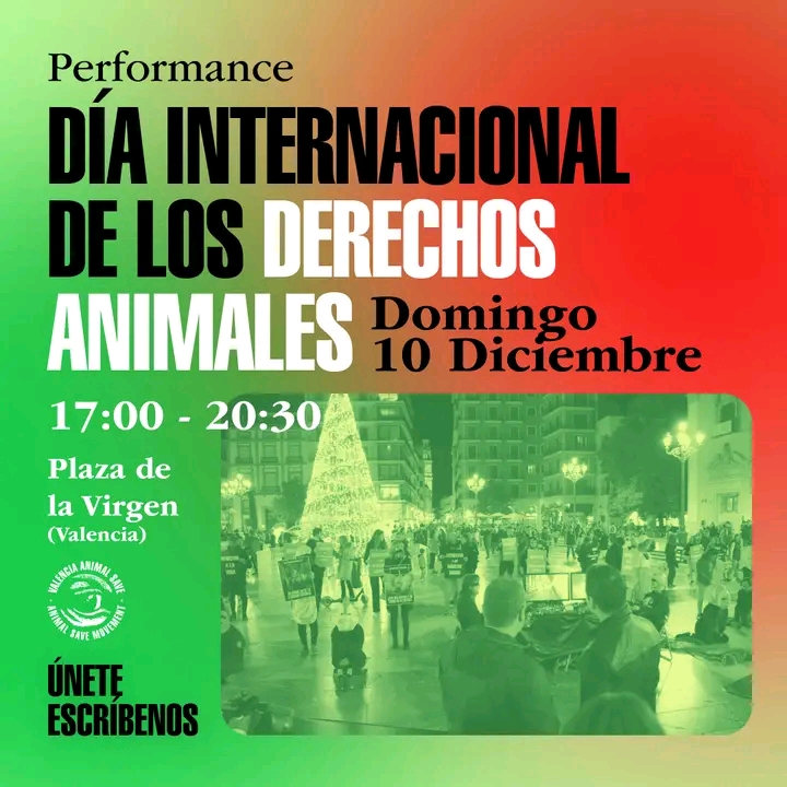 Animal Save convoca su tradicional performance por el Día de los Derechos de los Animales