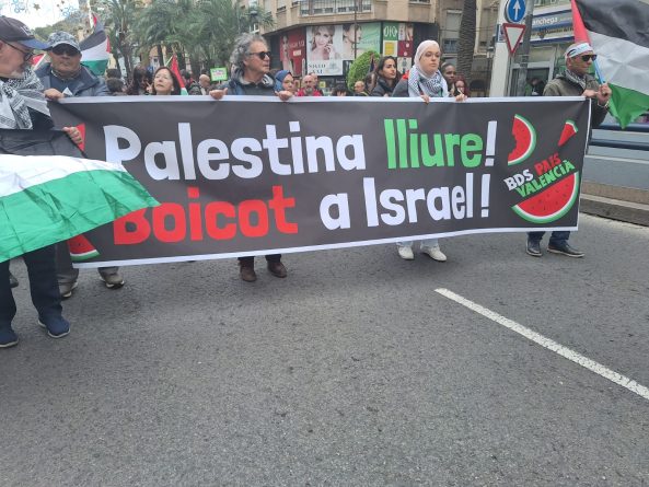 Masiva Manifestación en Alicante en Solidaridad con Palestina