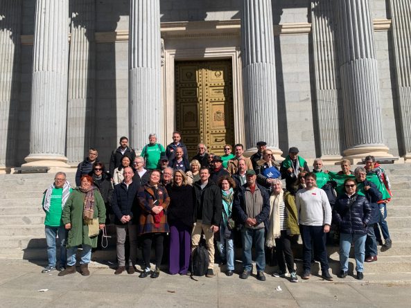 La MERP le propone al Pacto de Toledo un debate sobre el blindaje de las pensiones en la Constitución