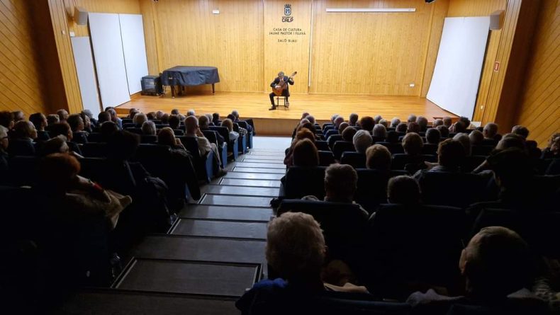 El prestigioso guitarrista dianense Hugo Moltó llega a Alicante