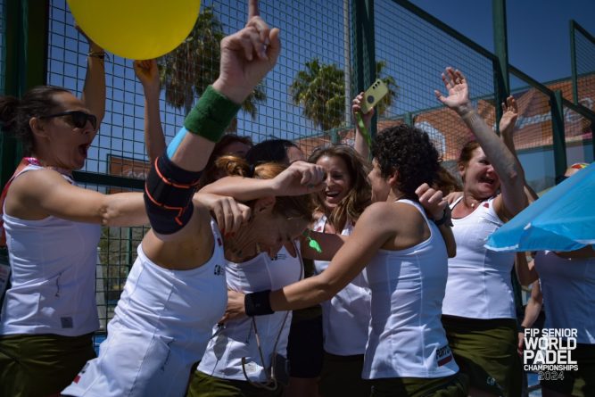 FIP Seniors World Padel Championships, día 2 Miércoles de big match: entre las mujeres, España-Argentina en live streaming