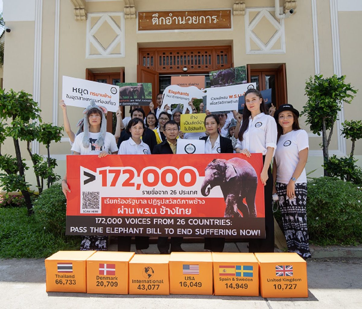 World Animal Protection negocia el fin de la explotación de elefantes con el gobierno tailandés