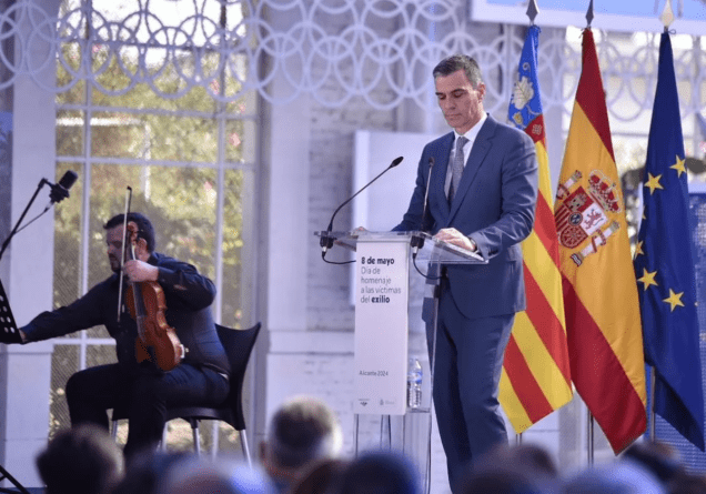 Homenaje en Alicante: Recordando el Exilio Republicano por Pedro Sanchez