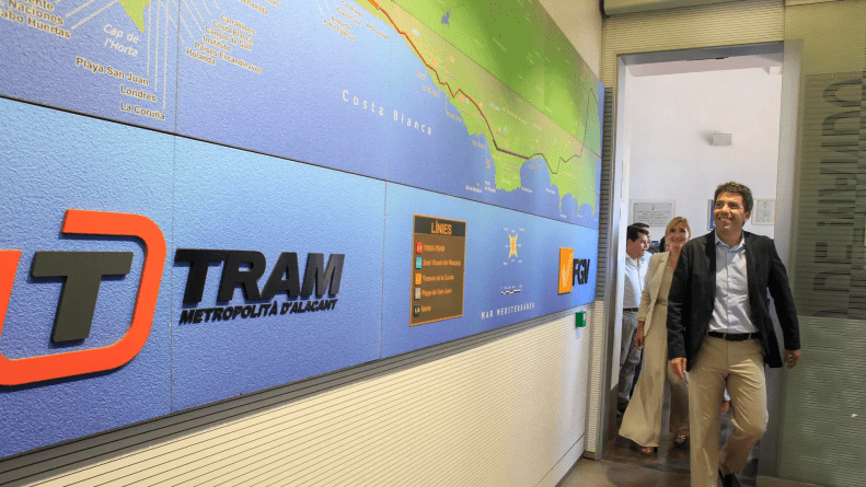 Obras de la estación central del TRAM en Alicante se adjudican el martes, según la Generalitat