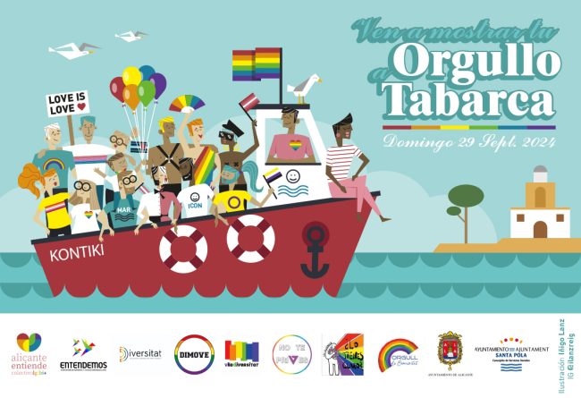 Tabarca se llena de orgullo arcoiris