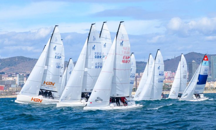 Los españoles se preparan para el mundial de J70 en Palma de Mallorca.