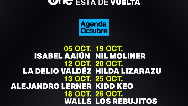 Artistas de primer nivel en The One Alicante este octubre