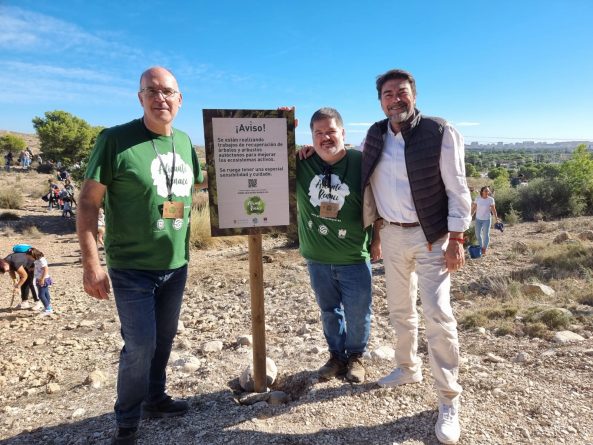 Alicante prepara su cara más verde con la Reforestación de Otoño 2024 en El Palamó