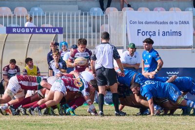 Huesitos La Vila Rugby Club acaricia la victoria en Copa ante el líder de la liga.